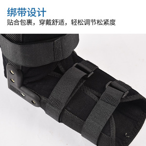 Thigh <b>Brace</b> Reinforced Fixation <b>Support</b> For <b>Knee</b> Fracture Recovery Black SML Size Composite Fabric Joint <b>Support</b> Braces - Product Image 4