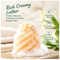 Savon artisanal naturel à l'ananas, éclaircissant, exfoliant, végétalien, au lait de chèvre, hydratant, pour le bain