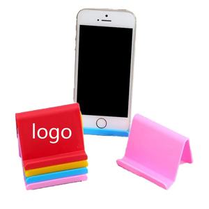Support de téléphone portable en plastique en gros à prix abordable, présentoir de cartes de visite, support de bureau pour smartphone, cadeau promotionnel - Product Image 1
