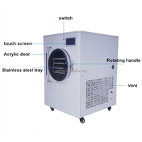 Beste kwaliteit automatische 10kg 15kg vriesdroger voedseldroger lyofilisator met olievrije vacuümpomp 220V/380V USA op voorraad