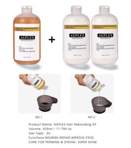 AGPLEX professionale per la riparazione delle obbligazioni Shampoo per la ricostruzione dei capelli con proteine di collagene prive di solfato per capelli danneggiati - Product Image 3