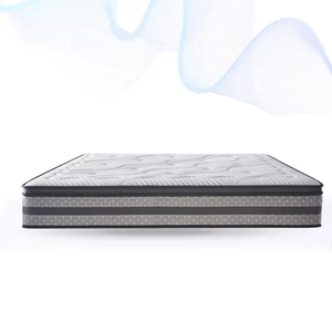 Hotel de lujo de 5 estrellas King Size látex Natural tejido de punto bolsillo resorte bobina alta densidad Cool <span class=keywords><strong>Visco</strong></span> colchón de espuma viscoelástica - Product Image 5