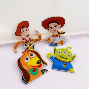 Patch brodé 3D personnalisé en forme de cœurs, applique de dessin animé pour vêtements d'enfants, broderie personnalisée, mignons patchs tissés à coudre ou à repasser - Product Image 3