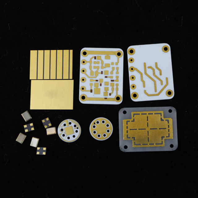 Aluminum Nitride AlN Metallized DBC Ceramic Plate/Disc Au Coated for Industrial Ceramic Welding & Cutting