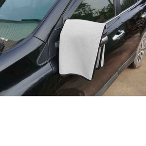 Gran microfibra Waffle tejido de secado toalla de la limpieza del coche detallando tela - Product Image 4