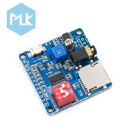 Module électronique MLK DY-SV5W 5W Lecteur de musique MP3 avec contrôle série, lecture vocale et lecteur de carte SD/TF