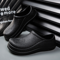 40-47 Eva Pantoufles unisexes antidérapantes et imperméables à l'huile Chaussures de cuisine pour Chef Master Hotel Restaurant Clogs