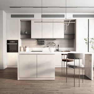 Meubles de cuisine modernes sur mesure - Nouveau design, armoires murales et de base étanches avec matériaux sur mesure - Product Image 5