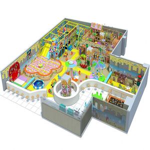 Design personnalisé Candy Thème Village Town Aire de jeux pour enfants Centre de jeux intérieur pour enfants avec piste de danse pour enfants - Product Image 1