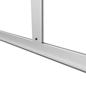 Banderole en tissu argent sans cadre, support d'intérieur pour magasin - Product Image 4