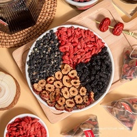 Thé aux fruits et fleurs séchées de mûrier, de goji (wolfberry) et de jujube rouge, petit paquet pour hommes/femmes, soutient le Qi, le sang et les reins