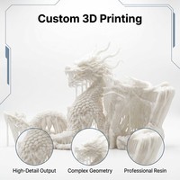 Service d'impression 3D personnalisé pour prototypes de figurines d'anime avec résine PLA, tolérance de précision de 0,01 mm, prise en charge des fichiers STL/3MF