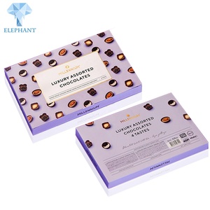 Custom Luxury Candy Dispenser Nut Box Food Display Purper Candy Chocolate <b>Gift</b> Box - Product Image 5
