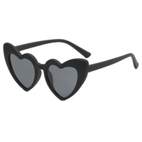 Nouveau style enfants silicone enfants lunettes de soleil polarisées coeur belles lunettes de soleil