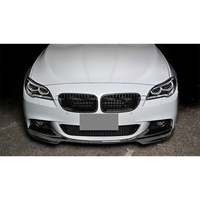 Nouveau Spoiler avant en fibre de carbone style V OLOTDI pour BMW Série 5 F10, finition noir carbone, finition sous vide
