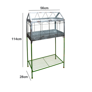 Esschert Design Home Decoration Victoria Eisen glas Mini Indoor <span class=keywords><strong>Terrarium</strong></span> Gewächshaus Gewächshaus Pflanze Glas <span class=keywords><strong>Terrarium</strong></span> - Product Image 6