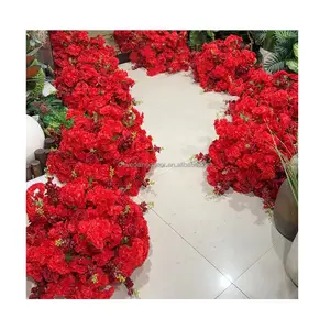 Decoração de flores para casamento, rosas com orquídea flores no arranjo de flores à venda