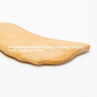 Planche de massage Gua Sha multifonctionnelle en bois de hêtre en forme de poisson pour stimulation des méridiens, usage domestique, best-seller transfrontalier