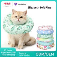 Collier de récupération pour animaux de compagnie, collier de protection post-chirurgical pour chat et chien, réglable, confortable, vente en gros, OEM