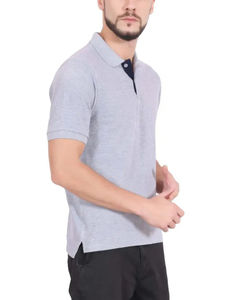Polo d'été pour hommes de haute qualité Slim Trend T-Shirt à manches courtes Nouveau Style décontracté Simple Imprimé ODM Tissu Golf Polo Long - Product Image 4