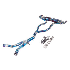 Compatible avec 2018 Mercedes-Benz GLE400, GLE450, <span class=keywords><strong>GLE500e</strong></span> <span class=keywords><strong>4MATIC</strong></span> SUV 3.0T W166 Titanium Alloy Valve Performance Exhaust - Product Image 5