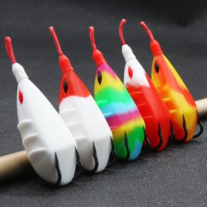 Dernière version 60mm 13.5g Gel de silice simulé grenouille appât poisson-chat tête de serpent réservoir <span class=keywords><strong>leurre</strong></span> <span class=keywords><strong>souple</strong></span> avec Double crochets - Product Image 2