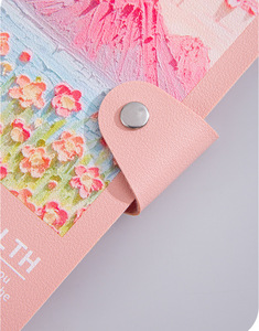 Gran Oferta: Libro de Ahorros de Cuero Suave con Diseño de Pintura al Óleo, Organizador de Efectivo, Clip para Billetes, Libro de Ahorros de Billetes, Libro de Contabilidad y Finanzas - Product Image 5