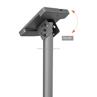 Support mural pour téléviseur modulaire réglable en hauteur avec bras inclinables pour grand écran