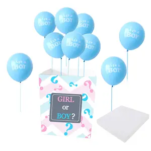 Hot Selling Baby Shower Decoratie Ballonnen Box Geslacht Onthullen Party Box Jongen Of Meisje Ballon Box Voor Baby Shower Party decoratie