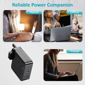 Adaptateur USB-C vers USB PD 65W 5V/9V/12V/15V 3A avec protection OTP, prise US, neuf, pour ordinateur portable - Product Image 6