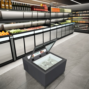 Tự Phục Vụ Máy Tính Để Bàn Ice Cream Và Sữa Chua <span class=keywords><strong>Showcase</strong></span> Mini <span class=keywords><strong>Countertop</strong></span> 3-Pan Ice Cream Tủ Đông - Product Image 2