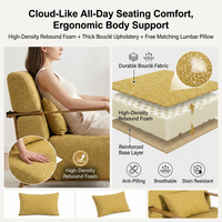 Fauteuil d'appoint VANBOW de style moderne du milieu du siècle, fauteuils pour salon, chambre à coucher, salle de lecture, balcon