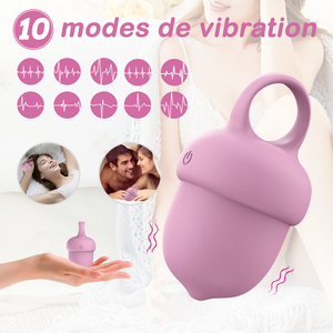 Mini vibromasseur de doigt Mignon Pour Femme stimulateur âm vật ET Point g jouet Intime xách tay - Product Image 5