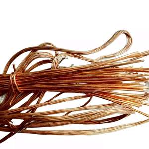 Chatarra de Alambre de Cobre Brillante de Alta Pureza 99.99%, Chatarra de Alambre de Cobre Berry de Fábrica, Chatarra de Cobre Rojo y Amarillo con una Concentración del 99.99% - Product Image 1