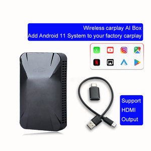Adaptador Inalámbrico <span class=keywords><strong>Apple</strong></span> <span class=keywords><strong>CarPlay</strong></span> con Android 11 y AI Box para Audi, Benz, VW, Pantalla en Línea, YouTube, Netflix, 4+64 GB - Product Image 2