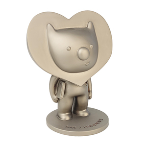 Trofeo de escultura de perro de Metal gris al por mayor, premio de campeonato deportivo, premio de ganador personalizado, servicio de grabado de logotipos - Product Image 3