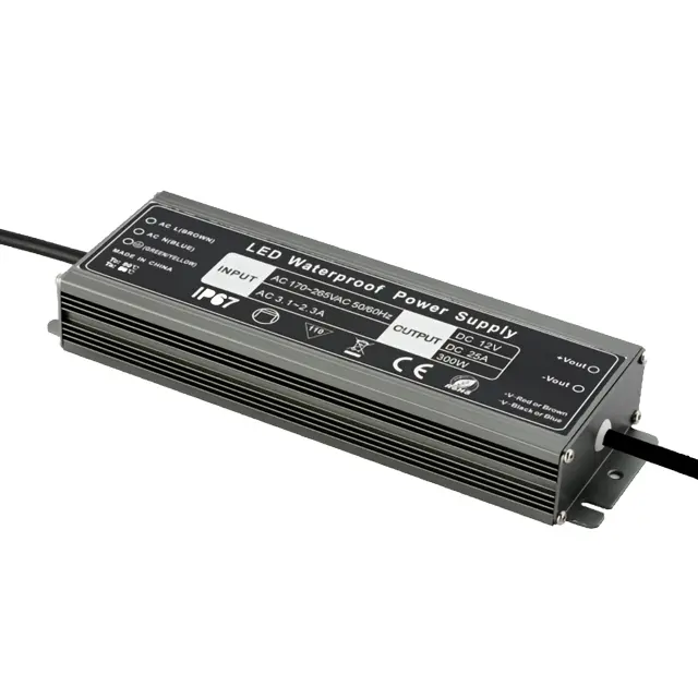 Wholesale Hot Sale 12V 24V Waterproof LED Driver Power Supply IP67 Constant Voltage 100W 150W 200W 250W 300W for LED light