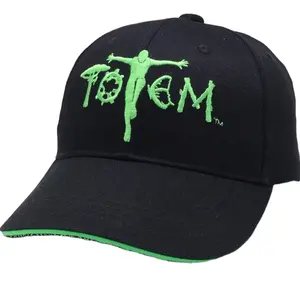 Cappellino da calcio sportivo con Logo ricamato con cappello da Golf regolabile - Product Image 1
