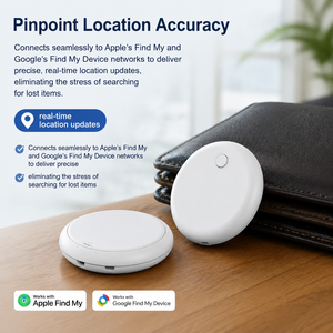Mini Rastreador GPS con Certificación Oficial MFi para Red <span class=keywords><strong>Apple</strong></span> Google Find My, Dispositivo de Rastreo Antipérdida, Etiqueta Inteligente No Intrauditiva - Product Image 2