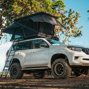 Carpa de techo portátil inflable para 4 personas con protección UV, impermeable, para acampar en el techo de SUV, camioneta o vehículo familiar. - Product Image 1