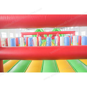 Coloré <span class=keywords><strong>Ninja</strong></span> Obstacle Course Géant Bonjour Chat Gonflable pour Enfants et Adultes Directement De L'usine De Chine - Product Image 5