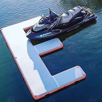 Banchina per moto d'acqua a doppia persona, piattaforma portatile per Jet Ski Lift E Dock