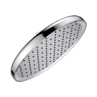 2025 Best-Selling Large ABS Plastic Rainshower Pommeau de douche Accessoires de robinet Fonction de pluie de surface plaquée pour les salles de bain
