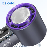 Ventilateur Électrique Portable Pliable Personnel à Batterie USB Mini Ventilateur Turbo Portatif pour Camping, Extérieur, Maison, Voiture en Plastique