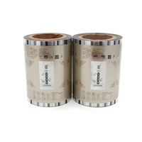 Rouleaux d'emballage souple laminé personnalisés de qualité alimentaire, résistants à l'humidité, pour sachets de snacks, sandwichs, nouilles, lait, salades, chocolat