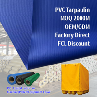 Rouleau de tissu en PVC personnalisé en usine, imperméable, ignifuge, robuste, 600 g/m², 1000D, résistant aux déchirures