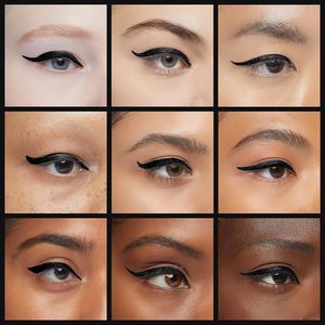 Embout de cheveux fins de 1mm, emballage noir et <span class=keywords><strong>blanc</strong></span>, eyeliner <span class=keywords><strong>liquide</strong></span> imperméable et résistant aux taches, longue durée, 24 h, logo personnalisé - Product Image 5