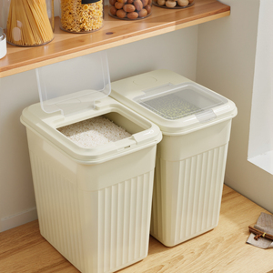 Contenitore per Riso con Coperchio Ribaltabile in PP: l'Organizzatore Definitivo per <span class=keywords><strong>la</strong></span> Cucina e Contenitore per Alimenti per Casa e Cucina - Product Image 4