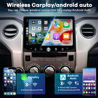 Écran radio DVD, lecteur Snapdragon 665 8+128G, GPS DSP Navi, Bluetooth, CarPlay sans fil, écran tactile pour Toyota Tundra 2014-2021