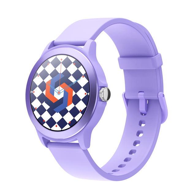 1.28" Macaron Color Smartwatch for Teenager Full Screen Touch with 290mAh Battery Heart Rate,female Physiological Reminders